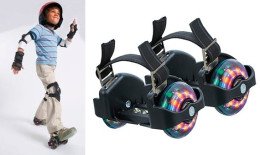 Ролики на пятку Flashing Roller, до 100 кг - светящиеся